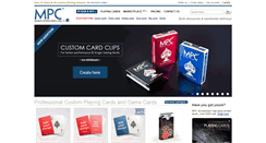 Desktop Screenshot of makeplayingcards.com